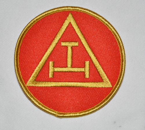 Royal Arch Triple Tau Embroidered Patch - Click Image to Close